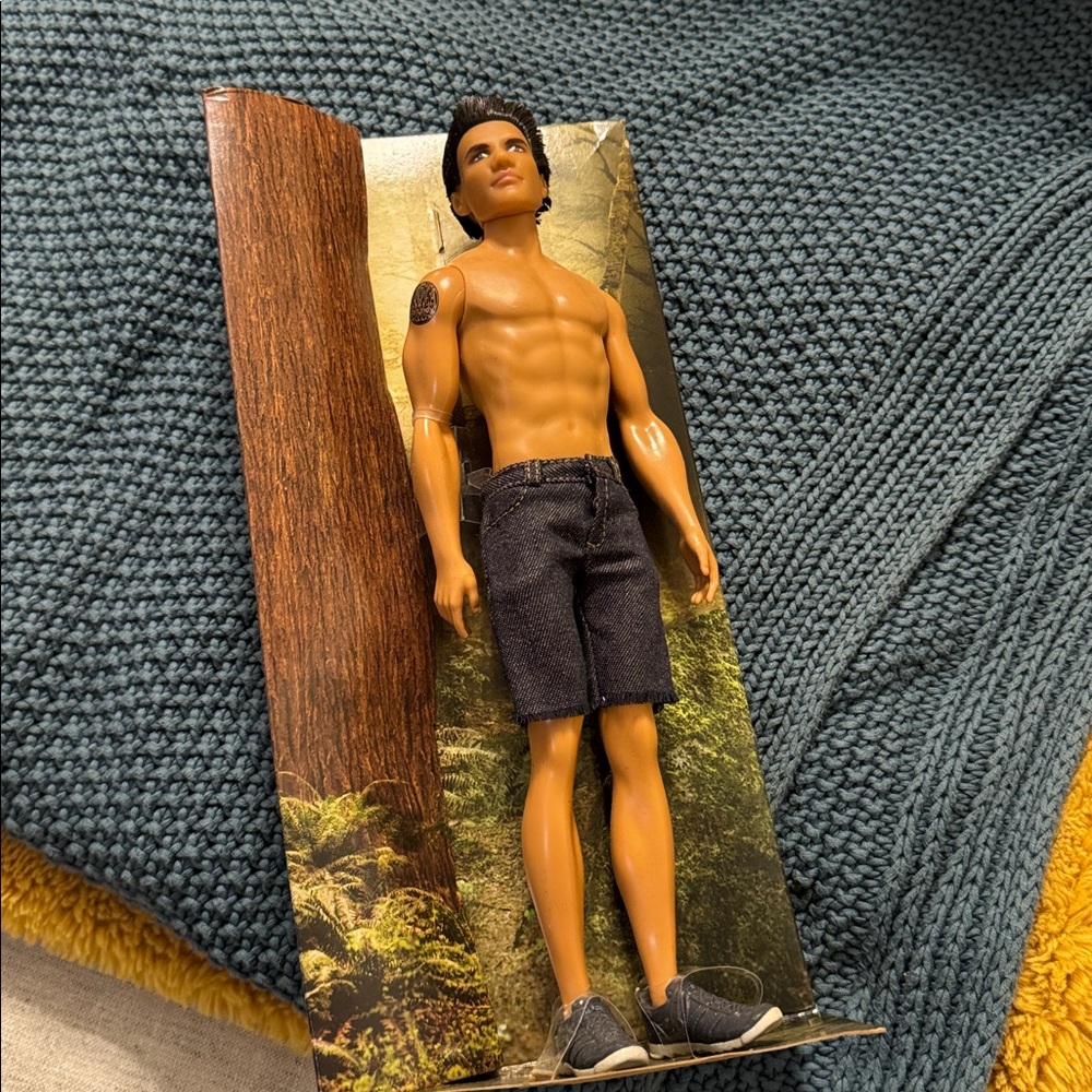 Twilight New Moon Jacob Barbie Pink Label new on card no box